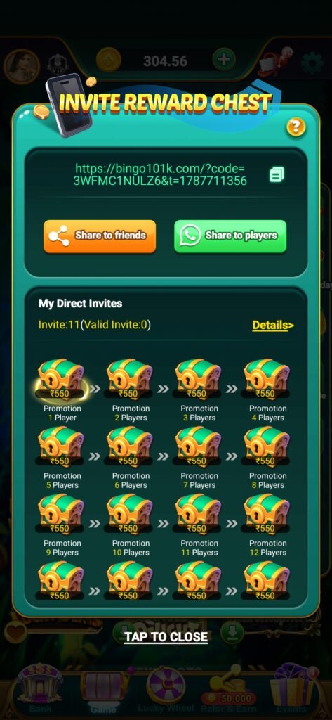 Bingo101 app - Latest yono games | Welcome Bonus ₹26 | Review 4 1000038162